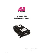 Предварительный просмотр 1 страницы Lava PAYLINK-IP/232 Configuration Manual