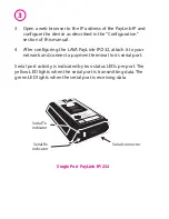 Preview for 4 page of Lava PAYLINK-IP/232 Quick Installation Manual