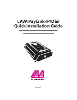 Предварительный просмотр 1 страницы Lava PayLink-IP/Dial Quick Installation Manual