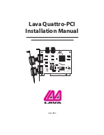 Preview for 1 page of Lava QUATTRO-PCI Installation Manual