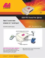 Lava Serial Port Splitter LAVA POS Specifications preview