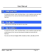 Preview for 22 page of Lava Spark 285 User Manual