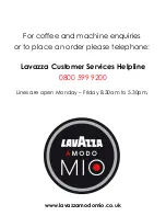 Preview for 8 page of LAVAZZA Amodo Mio Minu User Manual