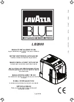 LAVAZZA Blue LB 2000 Instructions For Installation And Use Manual preview