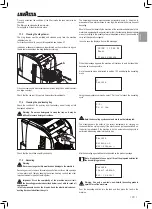 Preview for 29 page of LAVAZZA Blue LB 2000 Instructions For Installation And Use Manual