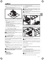 Preview for 39 page of LAVAZZA Blue LB 2000 Instructions For Installation And Use Manual