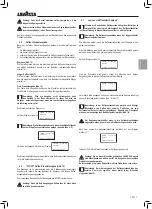 Preview for 49 page of LAVAZZA Blue LB 2000 Instructions For Installation And Use Manual