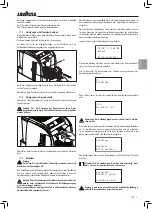 Preview for 57 page of LAVAZZA Blue LB 2000 Instructions For Installation And Use Manual