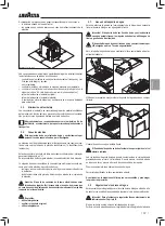 Preview for 67 page of LAVAZZA Blue LB 2000 Instructions For Installation And Use Manual