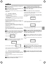 Preview for 77 page of LAVAZZA Blue LB 2000 Instructions For Installation And Use Manual