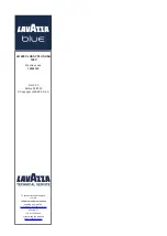 Preview for 2 page of LAVAZZA blue LB 400 CLASSY PLUS Maintenance Manual