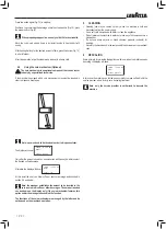 Preview for 22 page of LAVAZZA Blue LB2200 Instructions For Installation And Use Manual