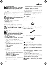 Preview for 24 page of LAVAZZA Blue LB2200 Instructions For Installation And Use Manual