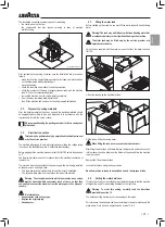 Preview for 25 page of LAVAZZA Blue LB2200 Instructions For Installation And Use Manual