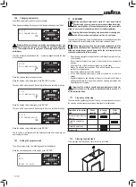 Preview for 28 page of LAVAZZA Blue LB2200 Instructions For Installation And Use Manual