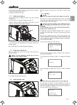 Preview for 29 page of LAVAZZA Blue LB2200 Instructions For Installation And Use Manual