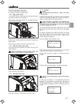 Preview for 43 page of LAVAZZA Blue LB2200 Instructions For Installation And Use Manual