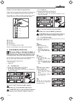 Preview for 54 page of LAVAZZA Blue LB2200 Instructions For Installation And Use Manual