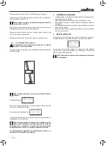 Preview for 64 page of LAVAZZA Blue LB2200 Instructions For Installation And Use Manual