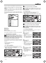 Preview for 68 page of LAVAZZA Blue LB2200 Instructions For Installation And Use Manual