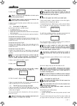 Preview for 77 page of LAVAZZA Blue LB2200 Instructions For Installation And Use Manual