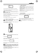 Preview for 78 page of LAVAZZA Blue LB2200 Instructions For Installation And Use Manual