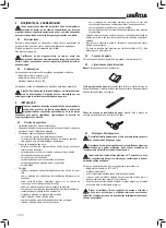 Preview for 80 page of LAVAZZA Blue LB2200 Instructions For Installation And Use Manual