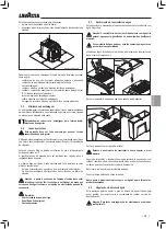 Preview for 81 page of LAVAZZA Blue LB2200 Instructions For Installation And Use Manual