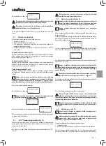 Preview for 91 page of LAVAZZA Blue LB2200 Instructions For Installation And Use Manual