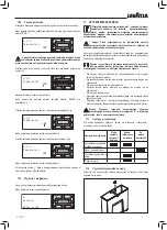 Preview for 98 page of LAVAZZA Blue LB2200 Instructions For Installation And Use Manual