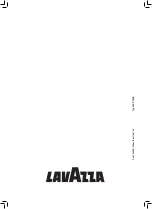 Preview for 102 page of LAVAZZA Blue LB2200 Instructions For Installation And Use Manual