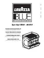 Preview for 1 page of LAVAZZA Cap100US Instructions For Installation And Use Manual