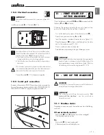 Preview for 9 page of LAVAZZA Cap100US Instructions For Installation And Use Manual