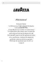 Preview for 54 page of LAVAZZA CLASSY PLUS Instructions Manual