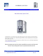 Preview for 1 page of LAVAZZA Colibri Installation And Use Manual