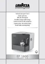 LAVAZZA EP 1800 LAVAZZA TIME Instructions Manual preview