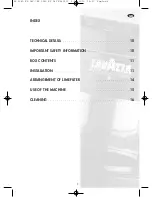 Preview for 11 page of LAVAZZA EP 2140 User Manual