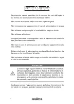 Preview for 10 page of LAVAZZA Espresso & Cappuccino User Manual