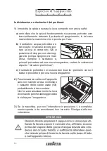 Preview for 16 page of LAVAZZA Espresso & Cappuccino User Manual