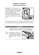 Preview for 18 page of LAVAZZA Espresso & Cappuccino User Manual