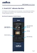 Preview for 5 page of LAVAZZA KLIX Advanta Operator'S Manual