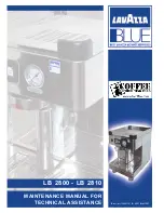 Preview for 1 page of LAVAZZA LB 2800 Maintenance Manual