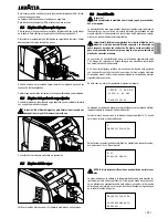 Preview for 49 page of LAVAZZA LB2210 Instructions For Installation And Use Manual