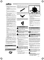 Preview for 51 page of LAVAZZA LB2300 SINGLE CUP Operating Instructions Manual