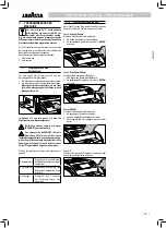 Preview for 53 page of LAVAZZA LB2300 SINGLE CUP Operating Instructions Manual