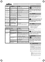 Preview for 69 page of LAVAZZA LB2300 SINGLE CUP Operating Instructions Manual