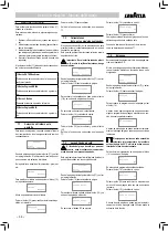 Preview for 84 page of LAVAZZA LB2300 SINGLE CUP Operating Instructions Manual