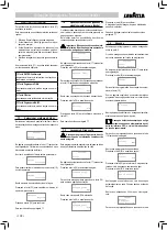 Preview for 102 page of LAVAZZA LB2300 SINGLE CUP Operating Instructions Manual