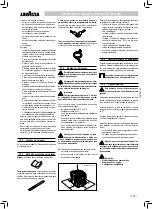 Preview for 107 page of LAVAZZA LB2300 SINGLE CUP Operating Instructions Manual