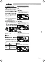 Preview for 127 page of LAVAZZA LB2300 SINGLE CUP Operating Instructions Manual